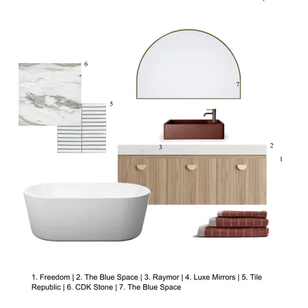 Bathroom inspiration Interior Design Mood Board by kaer Interior Design on Style Sourcebook