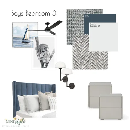 Pado Boys Bed 3 Interior Design Mood Board by Shelly Thorpe for MindstyleCo on Style Sourcebook