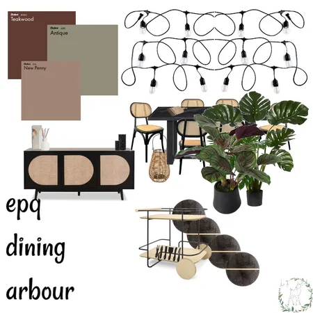 epq dining arbour Interior Design Mood Board by Laurel and Fawne on Style Sourcebook