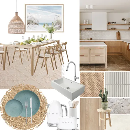 Mediterranean Dining Kitchen Interior Design Mood Board by Sunny Homes on Style Sourcebook