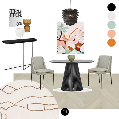 Dining Room Interior Design Mood Board by Carly Thorsen Interior Design on Style Sourcebook