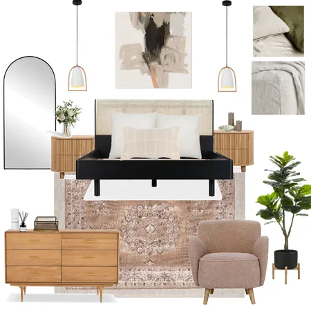 mid century bedroom Interior Design Mood Board by CiaanClarke on Style Sourcebook