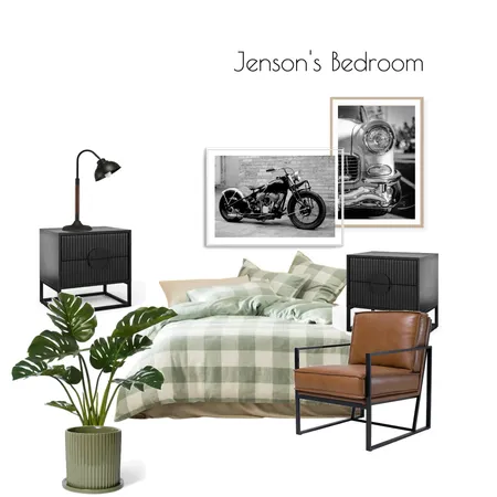 Jenson's Room Interior Design Mood Board by Shelly Thorpe for MindstyleCo on Style Sourcebook