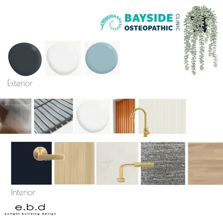 Internal Fitout ~ Bayside Osteopathic Clinic Interior Design Mood Board by Enlight Building Design on Style Sourcebook