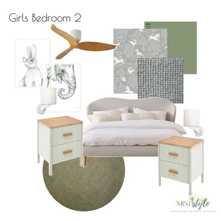 Pado Girls Bedroom 2 Interior Design Mood Board by Shelly Thorpe for MindstyleCo on Style Sourcebook