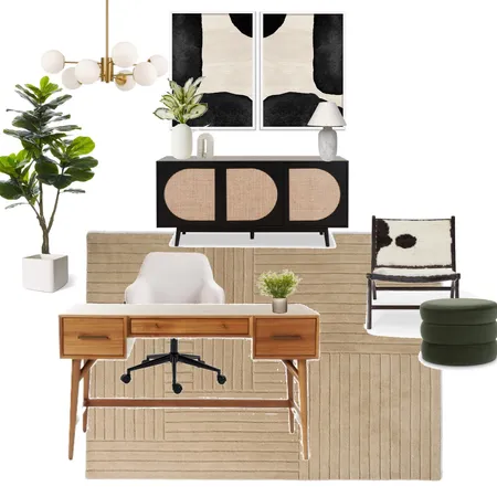 mid century modern office Interior Design Mood Board by CiaanClarke on Style Sourcebook