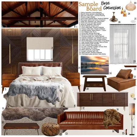 Upstairs Barn Conversion Interior Design Mood Board by Shayebeepops on Style Sourcebook