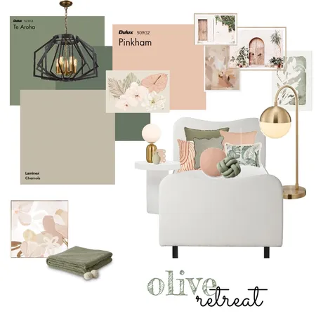 olive retreat Interior Design Mood Board by Laurel and Fawne on Style Sourcebook