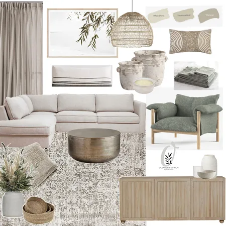 Boho comp Interior Design Mood Board by Oleander & Finch Interiors on Style Sourcebook