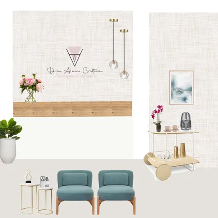 Recepção Aline Fisio pel IIII Interior Design Mood Board by Tamiris on Style Sourcebook