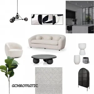 Achromatic Interior Design Mood Board by ErikaV on Style Sourcebook