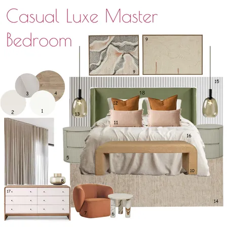 Master Bedroom Interior Design Mood Board by Rachel Brine on Style Sourcebook