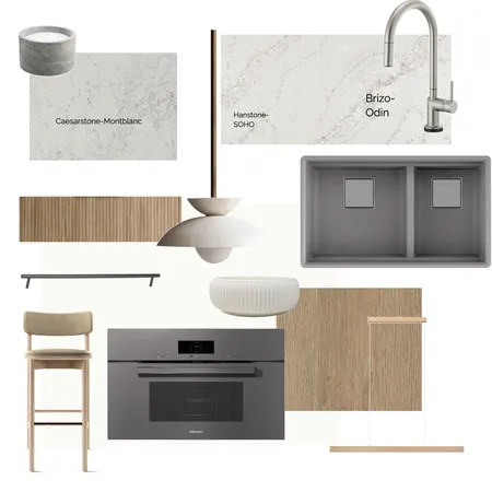 Kitchen - Final Interior Design Mood Board by Oak + Arch on Style Sourcebook