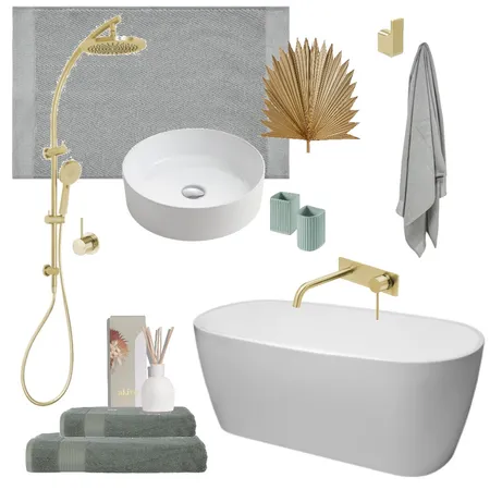 Gold and Green Interior Design Mood Board by holly.carolan@tradelink.com.au on Style Sourcebook