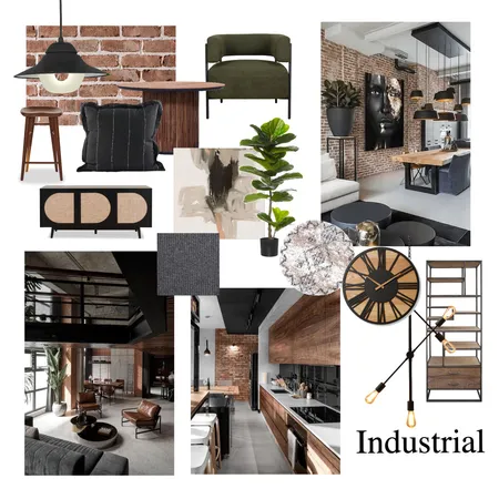 Industrial Interior Design Mood Board by Alyssa Coelho on Style Sourcebook