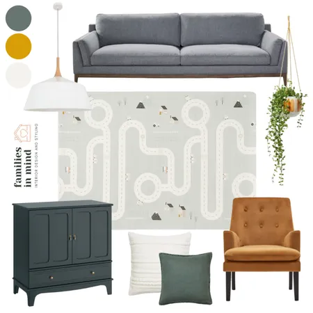 Eclectic Contemporary Family Living Interior Design Mood Board by Families in Mind Design on Style Sourcebook