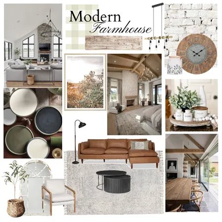 Modern Farmhouse Interior Design Mood Board by RCI on Style Sourcebook