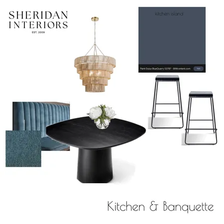 Kitchen and Banquette Interior Design Mood Board by Sheridan Interiors on Style Sourcebook