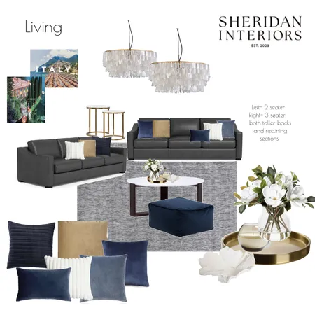 Living Interior Design Mood Board by Sheridan Interiors on Style Sourcebook