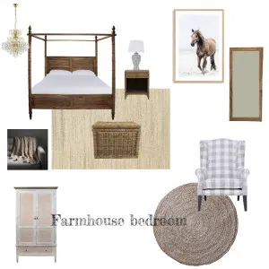 Jen - Farmhouse bedroom Interior Design Mood Board by Simplestyling on Style Sourcebook