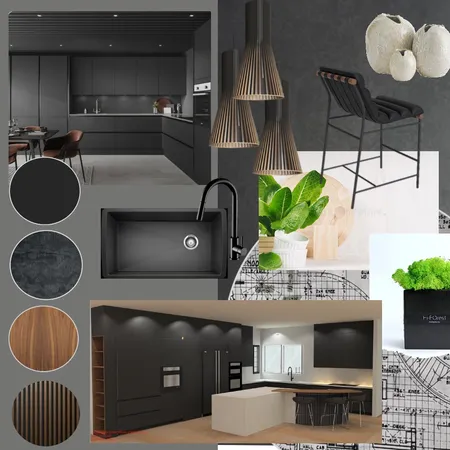Modern Sophisticated Kitchen Interior Design Mood Board by HeidiMM on Style Sourcebook