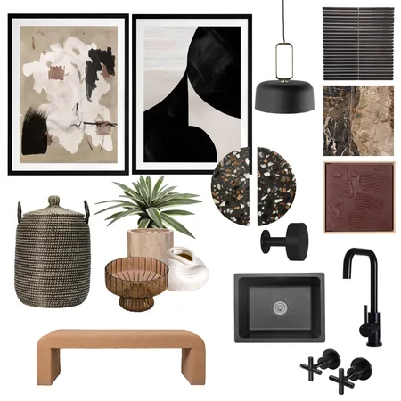 Earthy Industrial Laundry Room Interior Design Mood Board by Urban Road on Style Sourcebook
