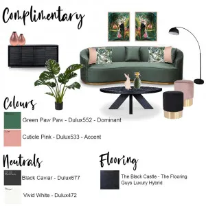 Module 6 - Scheme 1 - Complimentary Interior Design Mood Board by jessicalyn831 on Style Sourcebook