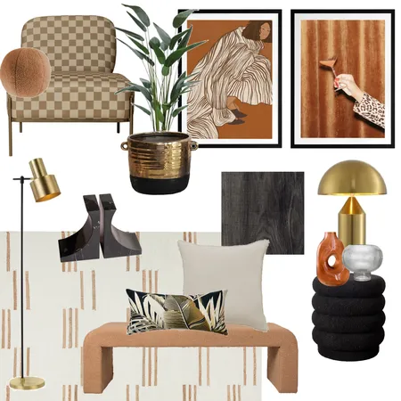 Urban Luxe Living Room Interior Design Mood Board by Urban Road on Style Sourcebook