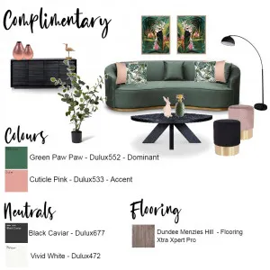 Module 6 - Scheme 1 - Complimentary Interior Design Mood Board by jessicalyn831 on Style Sourcebook
