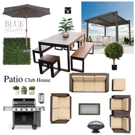 Club house Patio Interior Design Mood Board by Blue Marble Interiors on Style Sourcebook