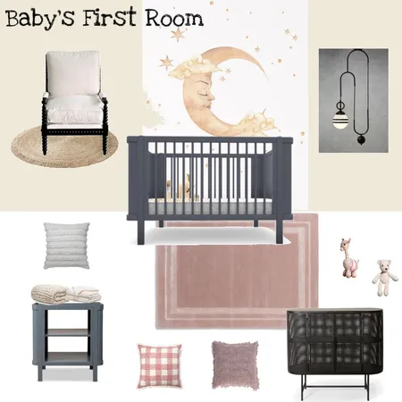 Baby's First Room - Mz Scarlett Interiors Interior Design Mood Board by Mz Scarlett Interiors on Style Sourcebook