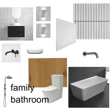 Family Bathroom Interior Design Mood Board by Kimwild on Style Sourcebook