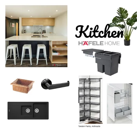 Cafe Kitchen Interior Design Mood Board by Häfele Home on Style Sourcebook