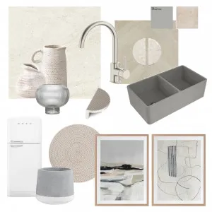 Muted Textures Kitchen Interior Design Mood Board by Urban Road on Style Sourcebook