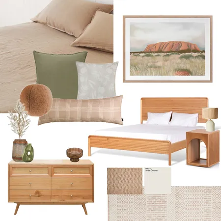Rustic Charm Bedroom Interior Design Mood Board by Urban Road on Style Sourcebook