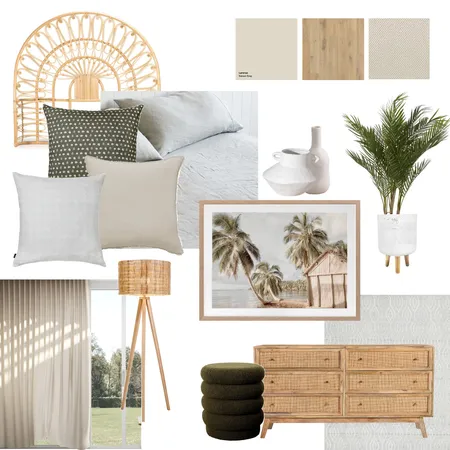 Tropical Calm Bedroom Interior Design Mood Board by Urban Road on Style Sourcebook