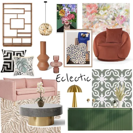 Eclectic maximalist Interior Design Mood Board by CW Curations on Style Sourcebook