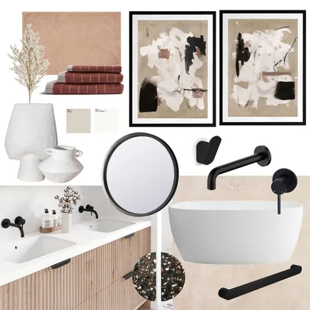 Modern Calm Bathroom Interior Design Mood Board by Urban Road on Style Sourcebook