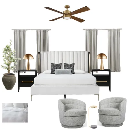 C + O Owner's Suite 1 Interior Design Mood Board by Think Modern on Style Sourcebook