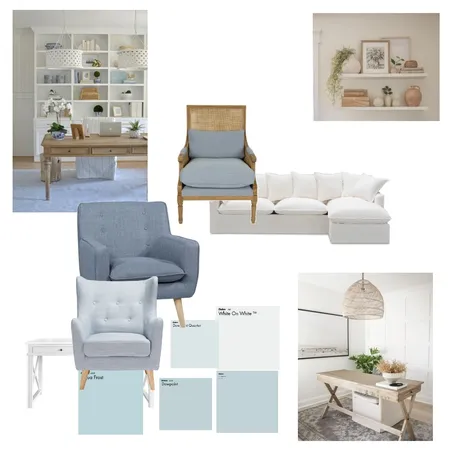 Coastal office and living Interior Design Mood Board by ellys on Style Sourcebook