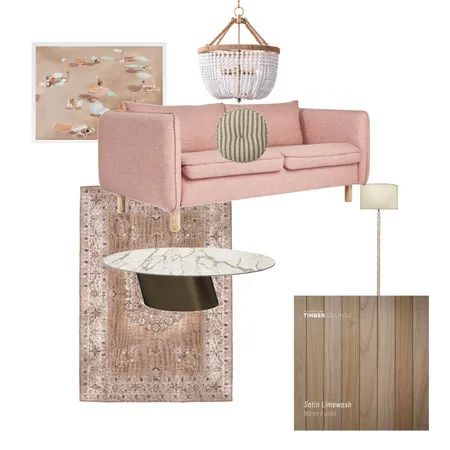 Pink sofa marble coffee table Interior Design Mood Board by Sem on Style Sourcebook