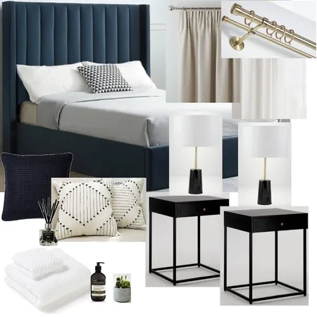 Chelsea Creak 1bed bedroom Interior Design Mood Board by Lovenana on Style Sourcebook
