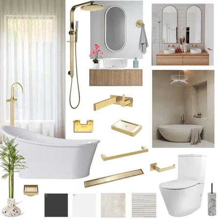 Bath room moodpboard Interior Design Mood Board by Thana on Style Sourcebook