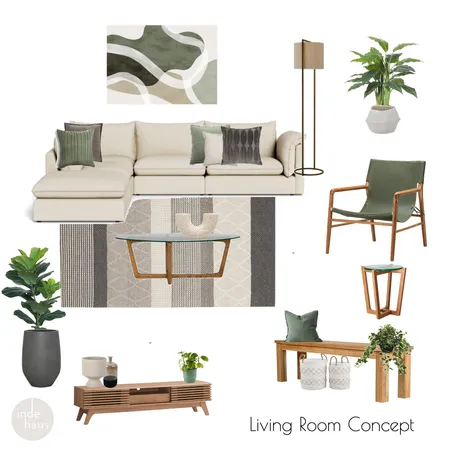 Living Room Concept Interior Design Mood Board by indi haus on Style Sourcebook