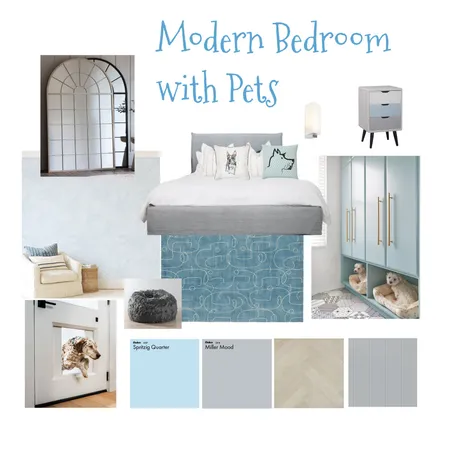 Vanessa bedroom with dogs Interior Design Mood Board by Marianne Therese Prado on Style Sourcebook