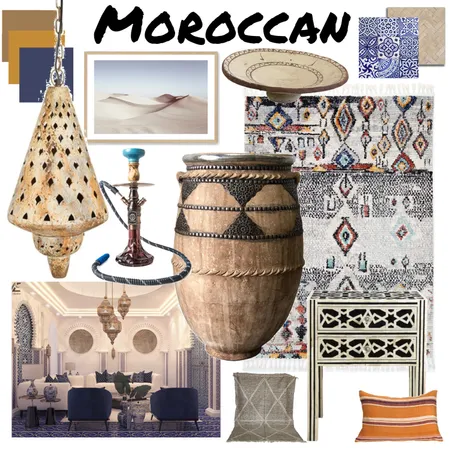 Moroccan 2 Interior Design Mood Board by designedbytan@gmail.com on Style Sourcebook