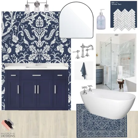 Em - Blue Interior Design Mood Board by Maegan Perl Designs on Style Sourcebook