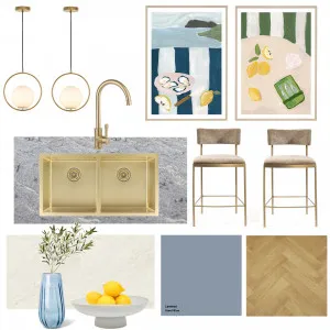 BRASS GOLD KITCHEN Interior Design Mood Board by Mood Indigo Styling on Style Sourcebook