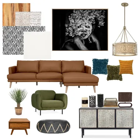 Module 9_MoodBoard_Living Interior Design Mood Board by amychanIDI on Style Sourcebook