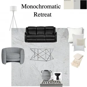 Monochromatic retreat Interior Design Mood Board by Renee Sharma Pathak on Style Sourcebook
